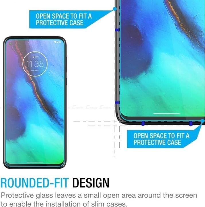 Produktbild Screenguard Motorola Moto G Pro Panzerglas Schutzfolie Case Friendly Design (1 Stück, Motorola Moto G Pro)