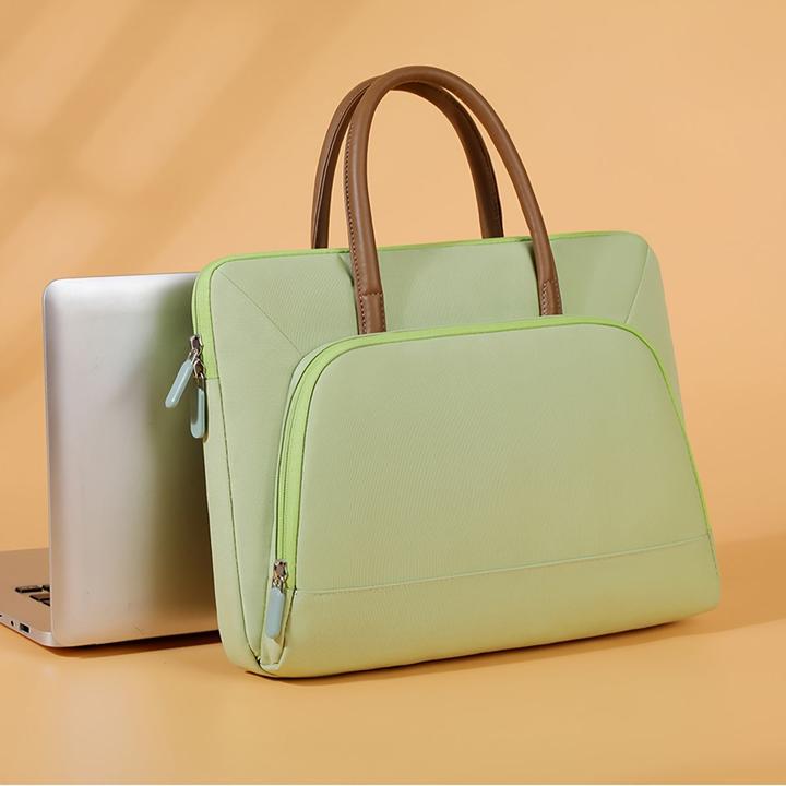 Actual product image Only-Bags.Store Portable laptop shoulder bag, portable conference bag, 15 inch