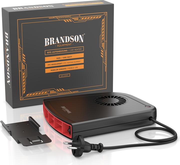 Actual product image Brandson Innenraumheizung, mobile Auto Heizung, Standheizung für PKW & LKW, Entfroster, 1200 W, Heizlüfter