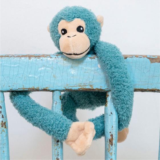 Actual product image Tactic Jungle Mates plush toy - monkey blue (27 cm)