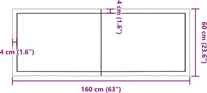 Produktbild VidaXL Emerald (160 x 4 x 60 cm)