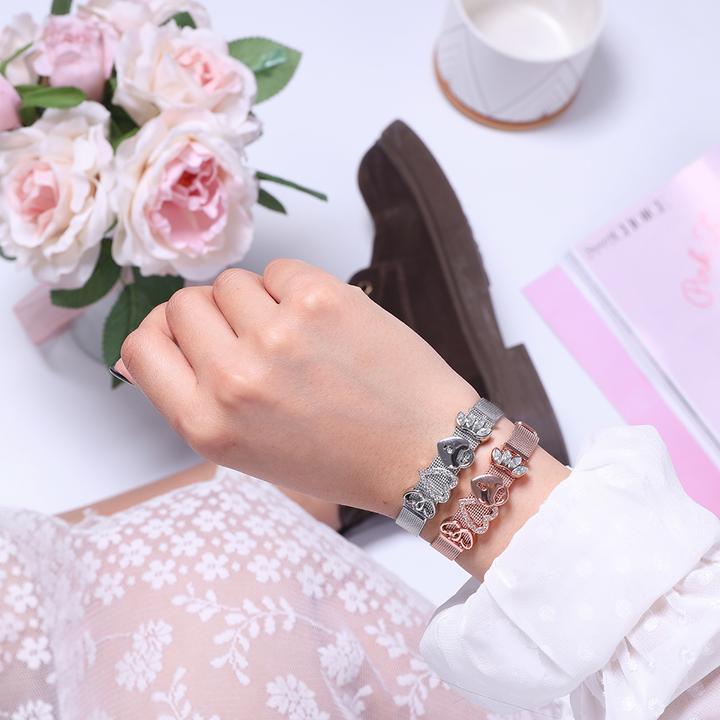 Immagine prodotto Heideman Bracciale a rete lucidato (100% acciaio inossidabile)