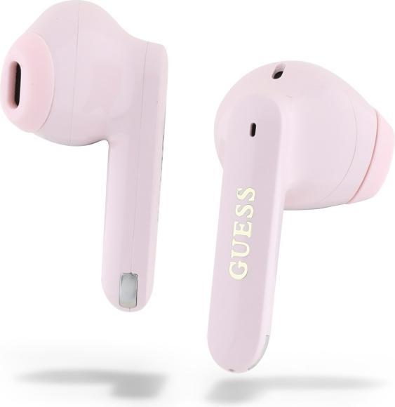Guess Casque sans fil Elongated Metallic ENC TWS Bluetooth Headset - Rose (ANC, 26 h, Sans fil)
