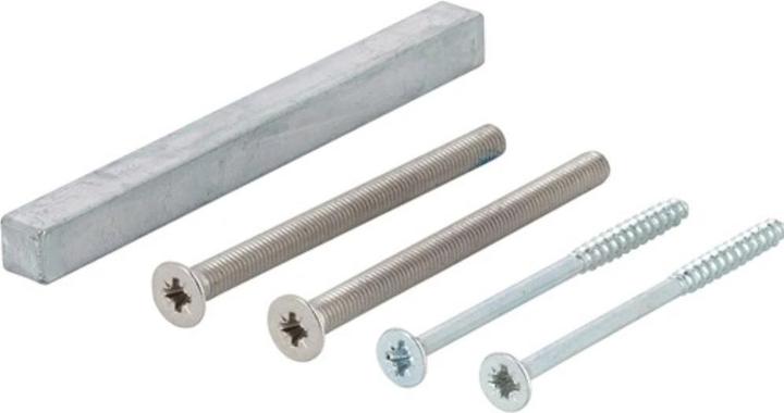 Produktbild Hoppe Befestigungsset Sertos® GG-WC 60-65 mm M5 x 75 + 4,0 x 70 Vierkant ohne + 8 x 100 mm