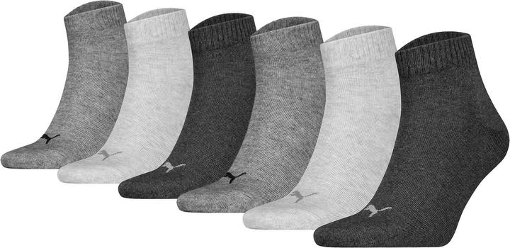 Puma Socken Sportlich Stretch Quarter Plain ECOM 6P (6er Pack, 43 - 46)