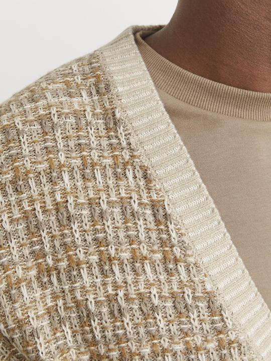 Produktbild Jack & Jones All Over Print Strickjacke Strickjacke (L)