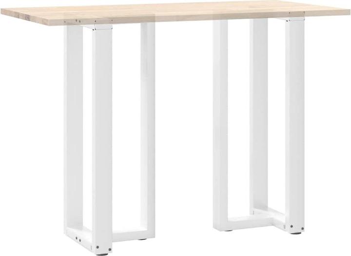 Image du produit VidaXL Pieds de table de bar en T 2 pcs. Blanc 40x35x(101-102) cm Pied de table en acier