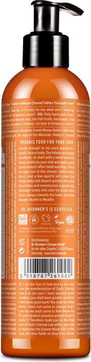 Produktbild Dr. Bronner's Organic Body Lotion Orange Lavender 240 ml (Körperlotion, 240 ml)