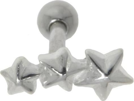 Produktbild Bijouteria Ohrpiercing (Chirurgenstahl 316L, Messing mit Silberbeschichtung)