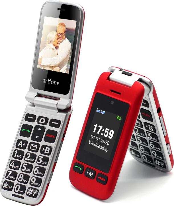 Image du produit Sponge Artfone C10 Flip Téléphone senior (1.80", 2G)