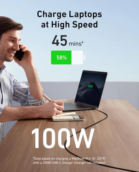 Produktbild Anker USB C – USB C (1.80 m, USB 2.0, 100 W)