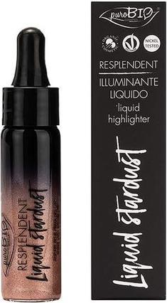 Puro Bio Purobio Resplendent Illuminant Liquid Stardust Highlighter No. 02 Rose Gold (Rose Gold, Highlighter)