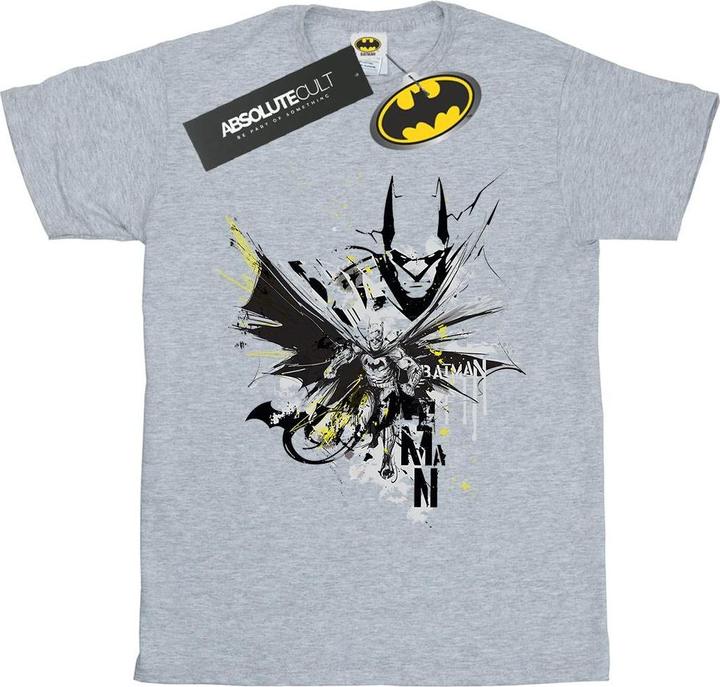 Batman Batface Splash Baumwolle Boyfriend TShirt (M)