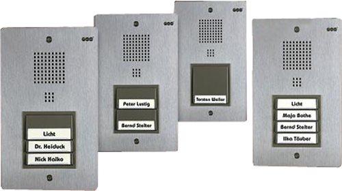 Image du produit Auerswald TFS Dialog 301 /1 Bouton-poussoir /Inox /pour montage encastré/fonctionnement sur postes (Câblé)