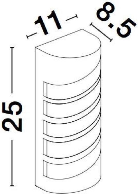Actual product image Nova Luce Lupo (380 lm, IP65)