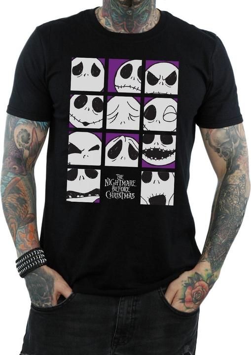 Produktbild Disney Nightmare Before Christmas Many Faces Of Jack Squares TShirt (XXL)