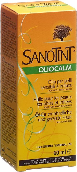 Sanotint Oliocalm Öl für empfindliche und gereizte Haut (Körpermilch, Körpercreme, Körpergel, Körperlotion, 60 ml)