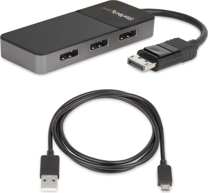 Image du produit StarTech Plate-forme portuaire DisplayPort 3 (USB-A, 3 Ports)