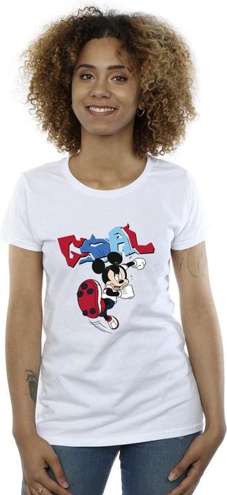 Immagine prodotto Disney Mickey Mouse Goal Striker Pose Maglietta Donna (XL)