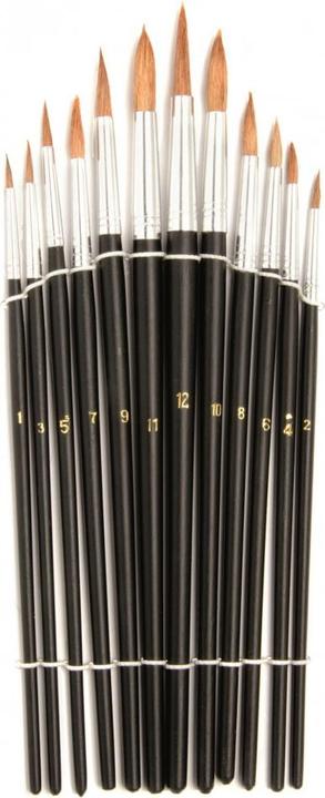 hobbytime Synthetic hair brush set (12 mm)