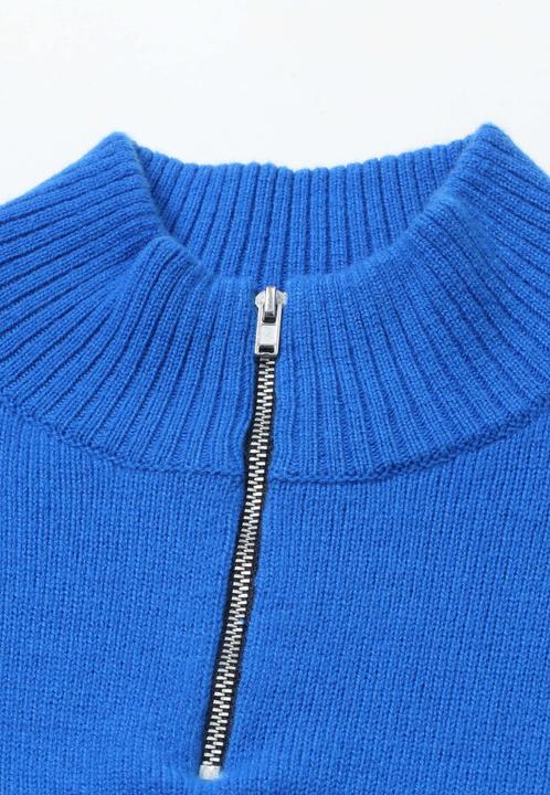 Actual product image Bellemere Pullover Merino Super Fine Mountain Print Sweater (L)