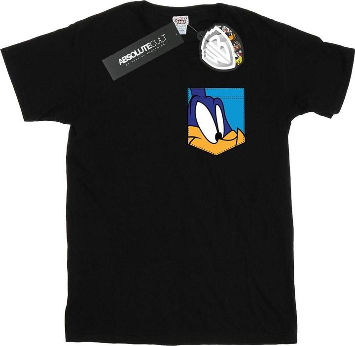 Looney Tunes Road Runner Face Faux Pocket TShirt (XXL)