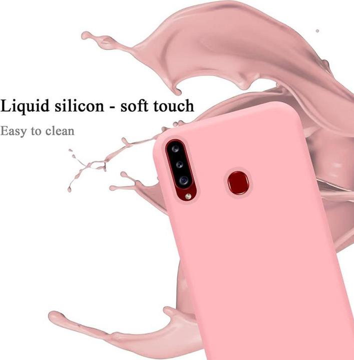 Immagine prodotto Cadorabo Copertura della cassa del silicone liquido TPU (Samsung Galaxy A20s)