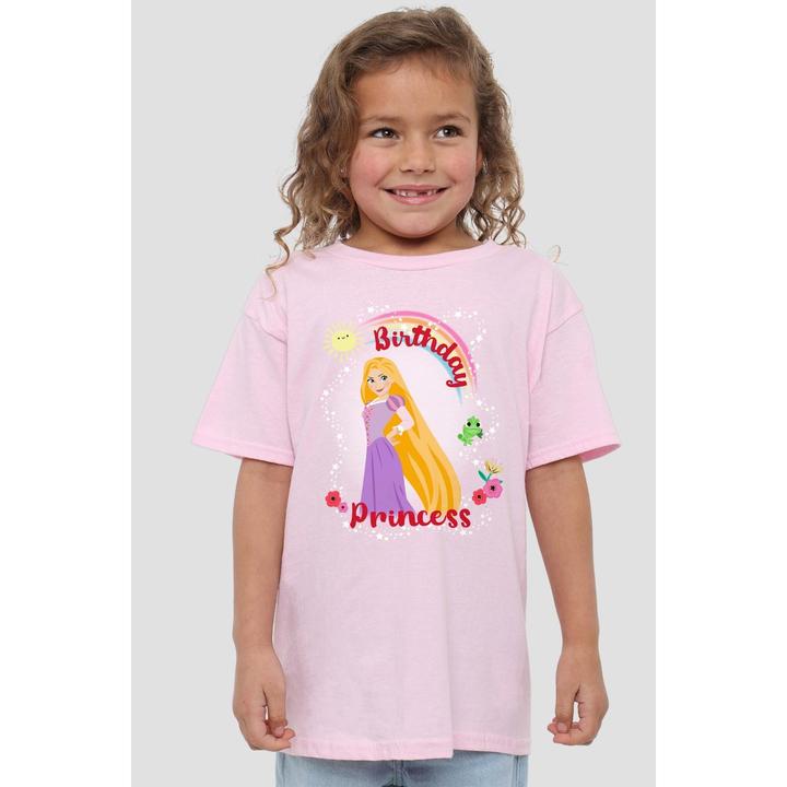 Actual product image Universal Textiles Childrens/Kids Birthday Princess Rapunzel Pascal T-Shirt (116)
