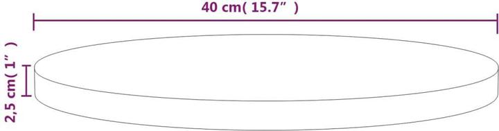 Actual product image VidaXL Kresten (40 x 2.5 x 2.5 cm)