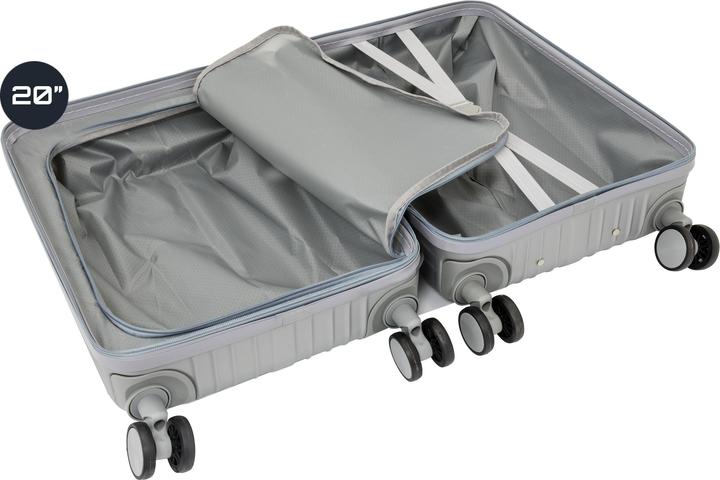 Produktbild White Shark Shark GUARDIAN - BUNDLE 20" + 24", 2in 1 Trolley Cases, Silver