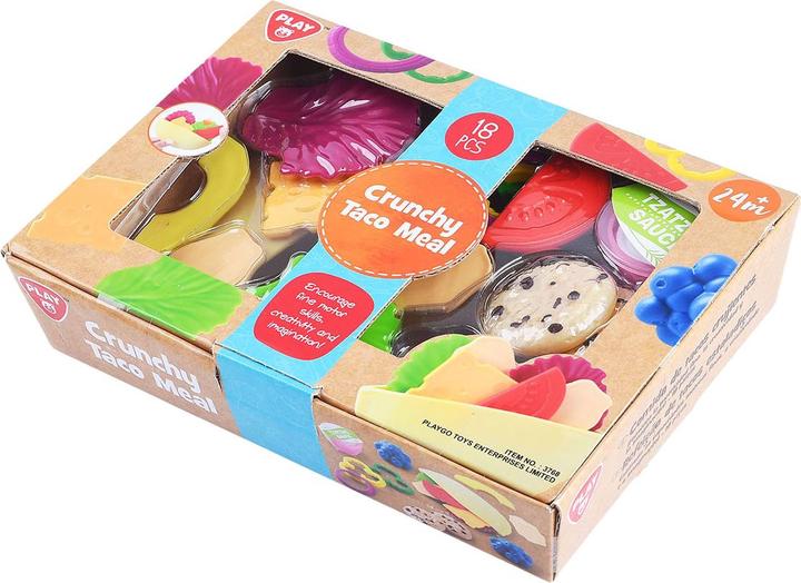 Produktbild Play Toy Food Crunchy Taco Spielset, 18-teilig.