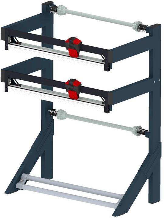 Actual product image Hüdig Rocholz double cutting stand MODUL 5000 1090x970x1740mm