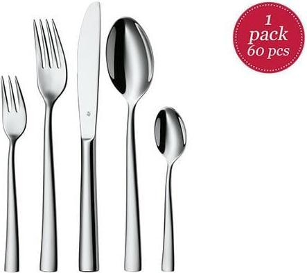 Produktbild WMF Essbesteck Besteckset 12 Personen Philadelphia 60tlg Monobloc Edelstahl 18/10 poliert (60 Stück, Besteck Set)