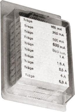 Produktbild Scharnberger+Hasenbein 60820 Sicherungssortiment 12 mit 120 Feinsicherungen 6,3x32 T