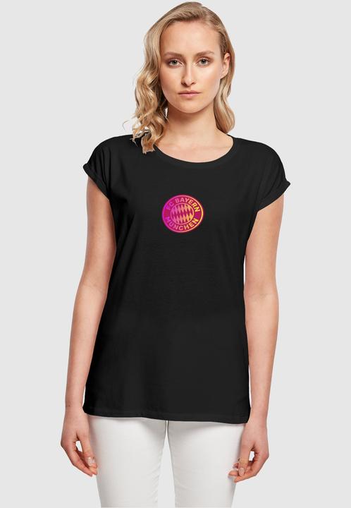 Actual product image FC Bayern München Ladies Logo Colour Extended Shoulder Tee - 115759 (M)