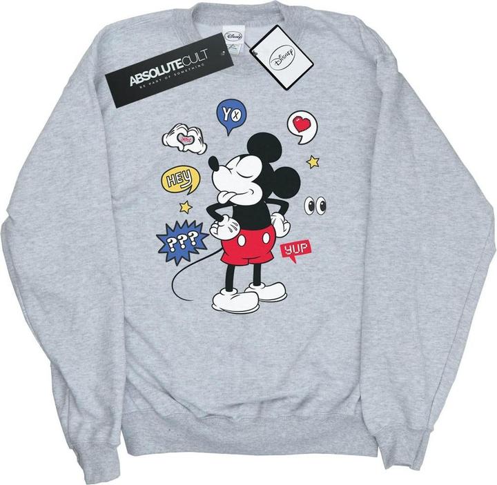Disney Mickey Mouse Tongue Out Sweatshirt Mädchen