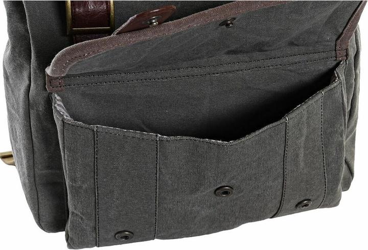 Image du produit DKD Home Decor Sac à dos décontracté en toile Gris Vélo Marron (33 x 12 x 47 cm)