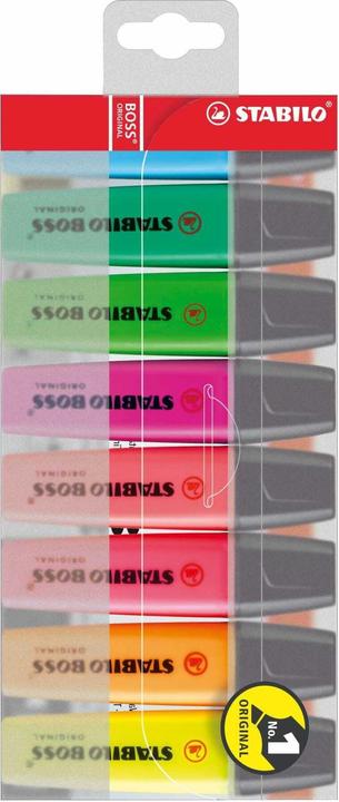 Actual product image STABILO Boss Original (Assorted, 5 mm, 8 x)