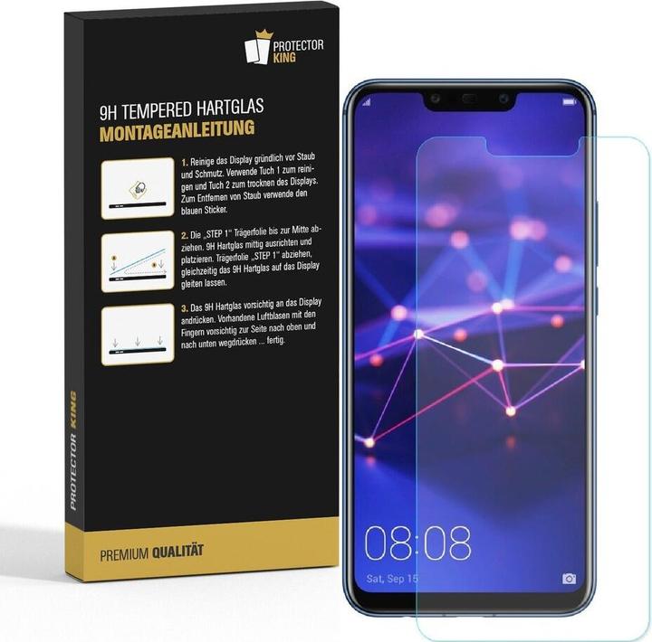 Produktbild Protectorking 1x 3D A++ echtes Tempered 9H Panzerhartglas KLAR (1 Stück, Huawei Mate 20 Lite)