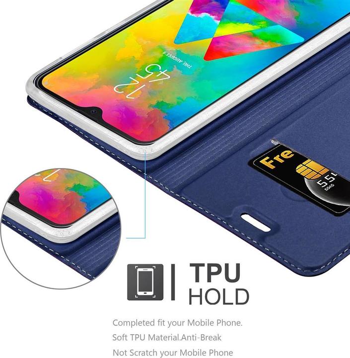 Immagine prodotto Cadorabo Copertina in stile libro di classe (Samsung Galaxy M20)