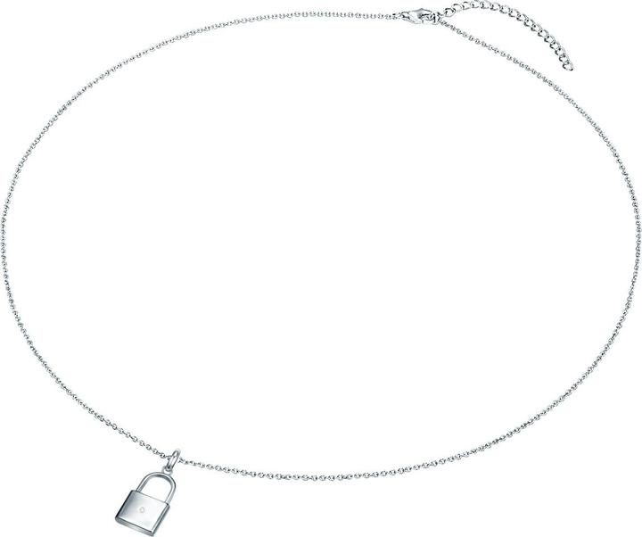 Immagine prodotto Lulu & Jane Catena in argento 925 con chiusura a diamante da 42,0 cm + 5,0 cm di estensione - 33476 (Argento, 42 - 47 cm)
