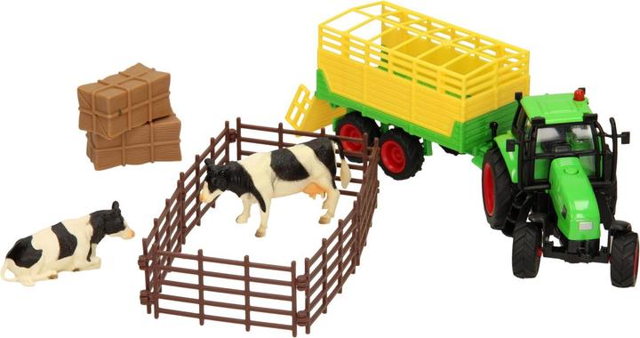Actual product image Kids Globe Farming Tractor corset with accessories 1:32