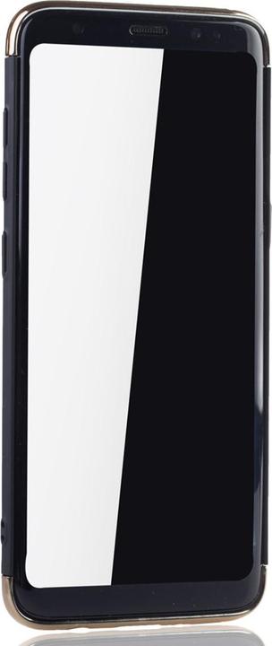 Produktbild König Design Handy Hülle Schutz Case für Samsung Galaxy S8 Bumper 3 in 1 Cover Chrom Schwarz (Samsung Galaxy S8+)
