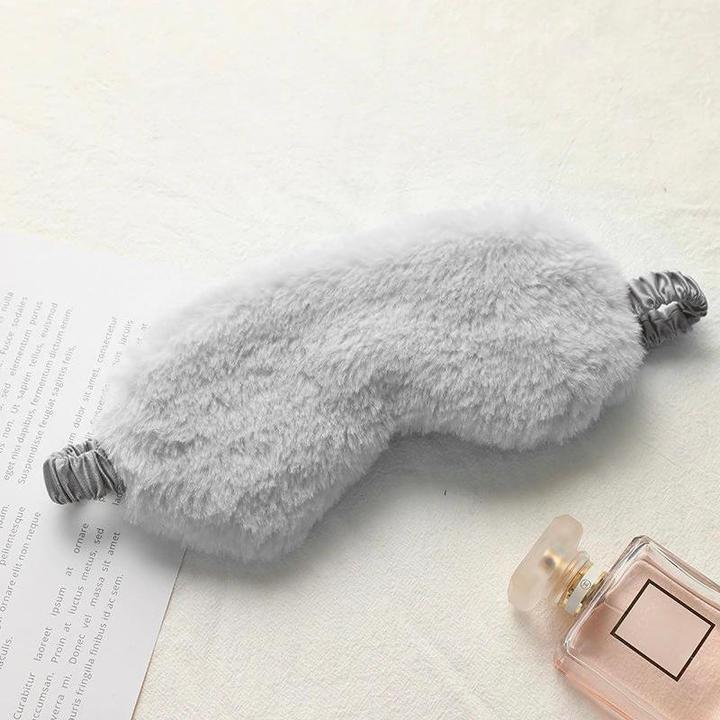 Actual product image JTI Fluffy sleep mask - light grey (Sleeping mask)