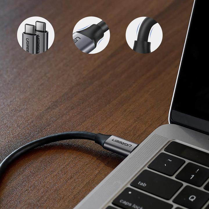 Produktbild Ugreen USB-C – USB-C (1.50 m, USB 3.1, 60 W)