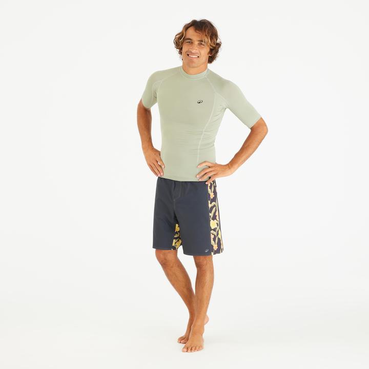 Image du produit Olaian Tee shirt de surf manches courtes UPF50+ Homme - 500 kaki (XL)