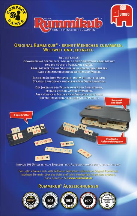 Produktbild Jumbo Travel Rummikub (Deutsch)