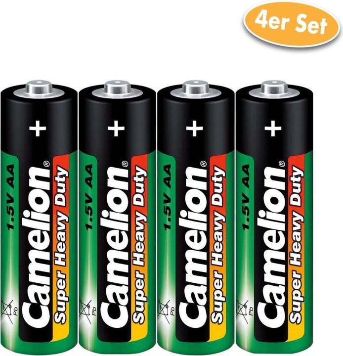Actual product image Camelion battery zinc-carbon AA / R6 / UM3 / mignon cell 4s (4 pcs.)