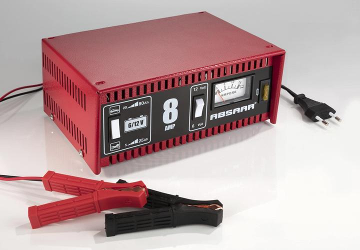 Actual product image Absaar Battery charger 8A 6/12V motorbike (12V, 6V, 8 A)