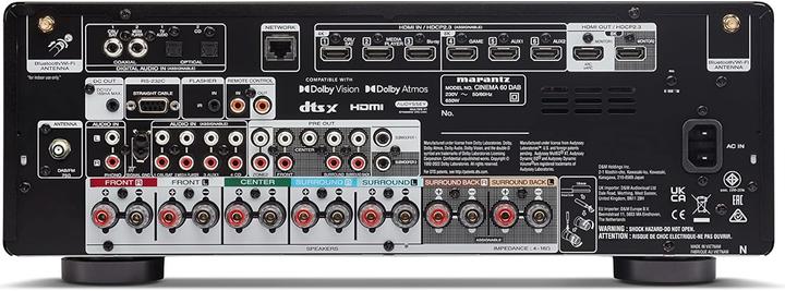 Produktbild Marantz Cinema 60 DAB 7.2 AV Receiver mit 8K Video *schwarz* (7.2 Kanal, DAB, FM)